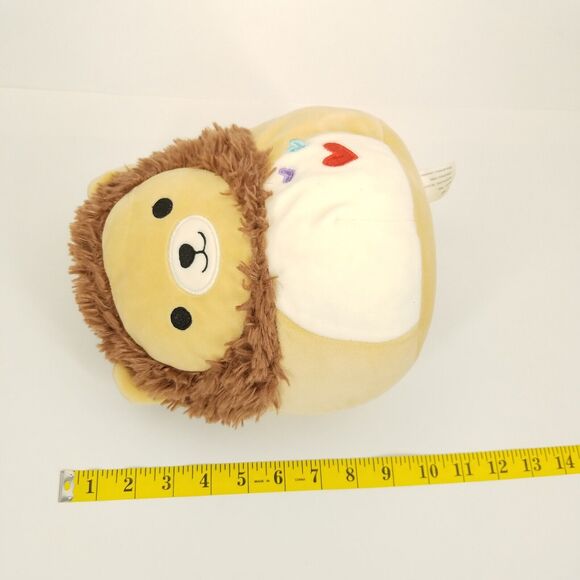 Squishmallows Francis The Lion Tan Plush Three Hearts Stuffed Toy Valentines Day - Picture 8 of 8